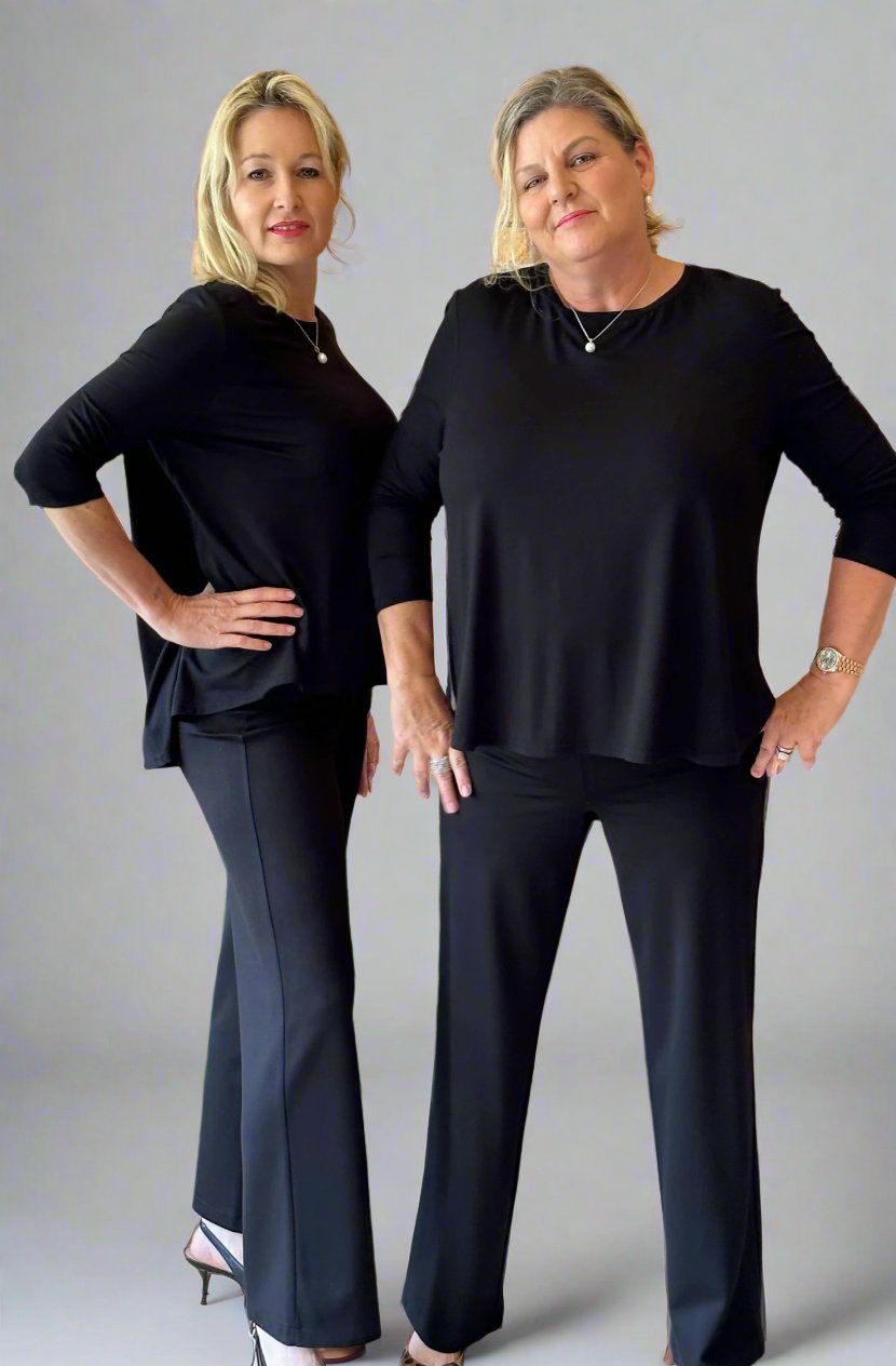 Wide Leg Ponte Pant