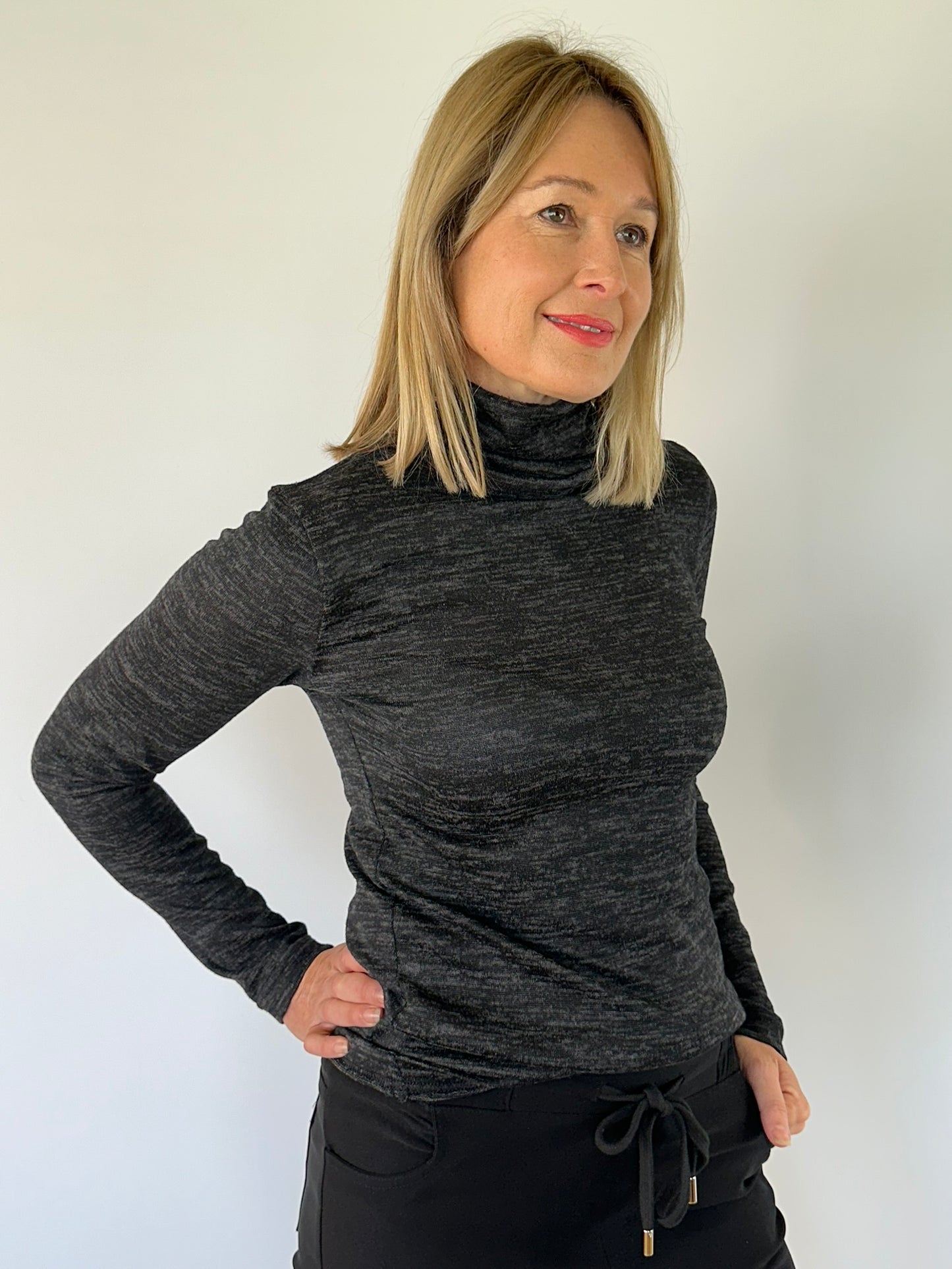 Funnel Neck Top