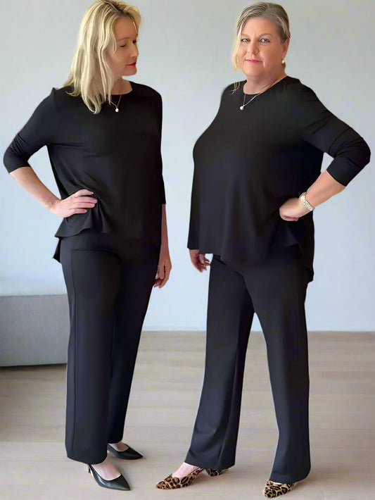 Wide Leg Ponte Pant