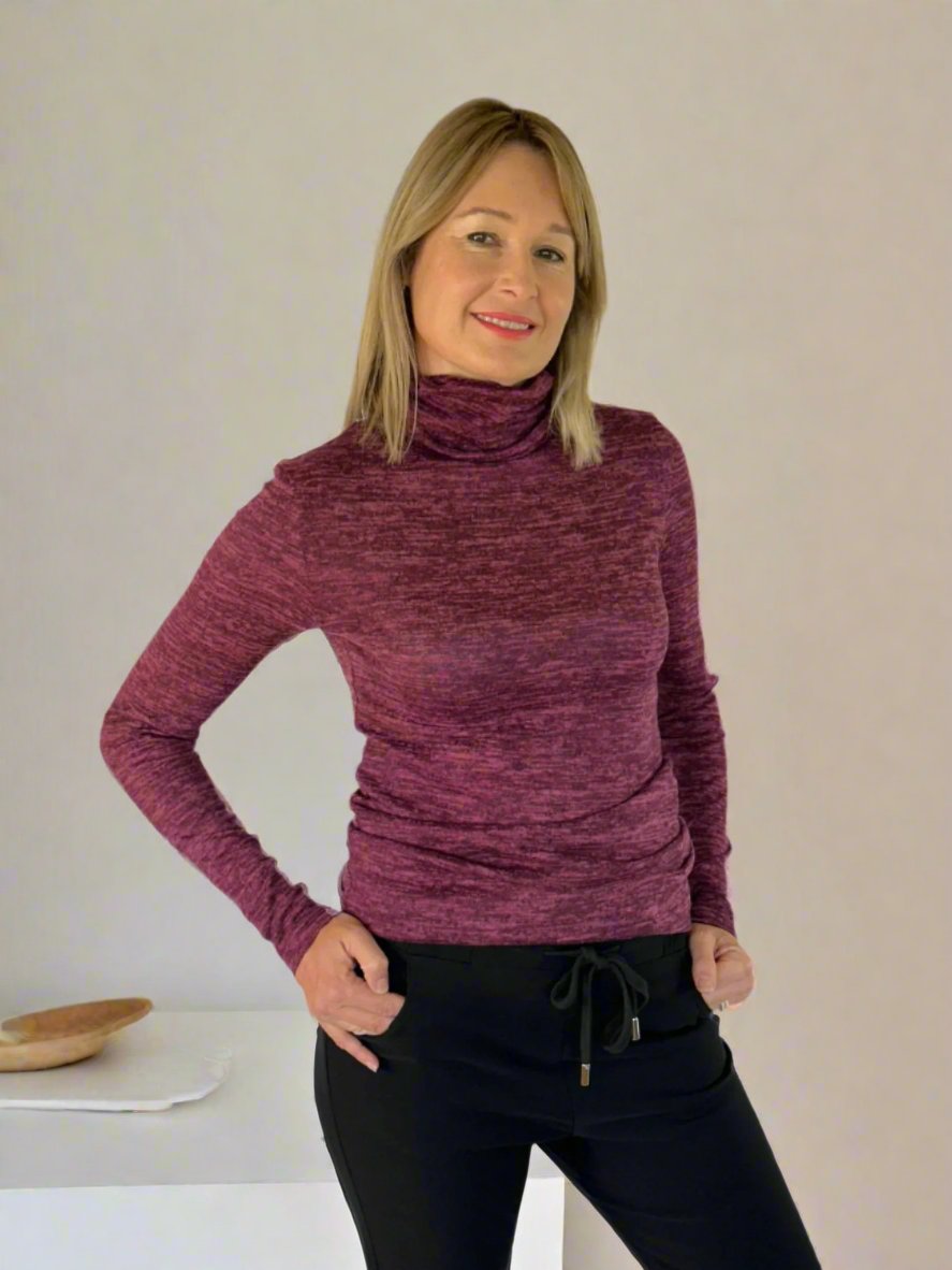 Funnel Neck Top